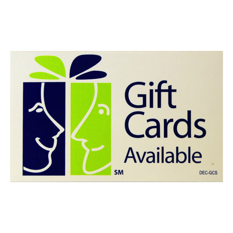 One Gift Card Services Decal
