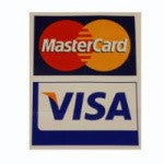 Visa/MasterCard Decal - Extra Small (1)